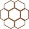 Ekena Millwork Florin Wood Fretwork Pierced Ceiling Medallion, Walnut, 34"OD x 12"ID x 3/8"T CMWP34X34X0375FOWA - alternate 2